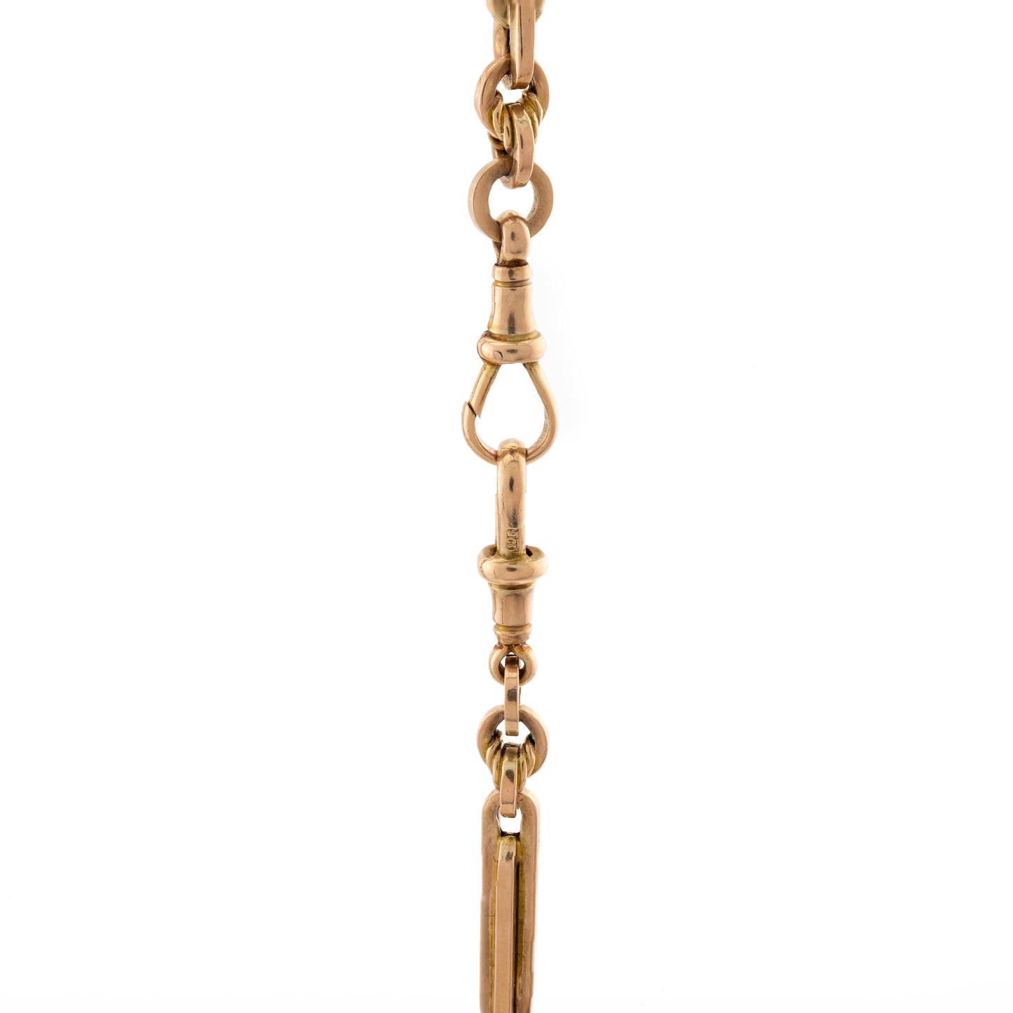 9ct Fetted Link Albert Chain