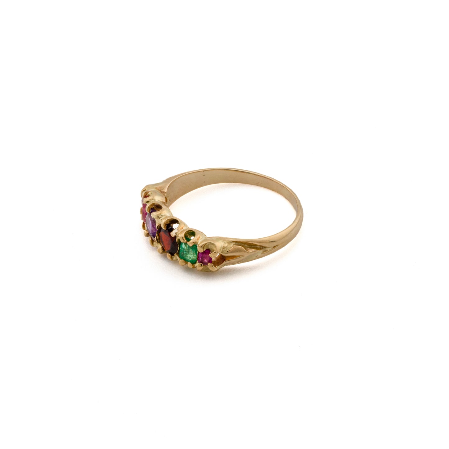 Antique 15ct Yellow Gold REGARD Gemstone Ring