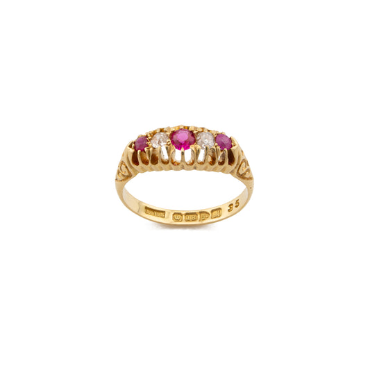 Ruby and Diamond Ring
