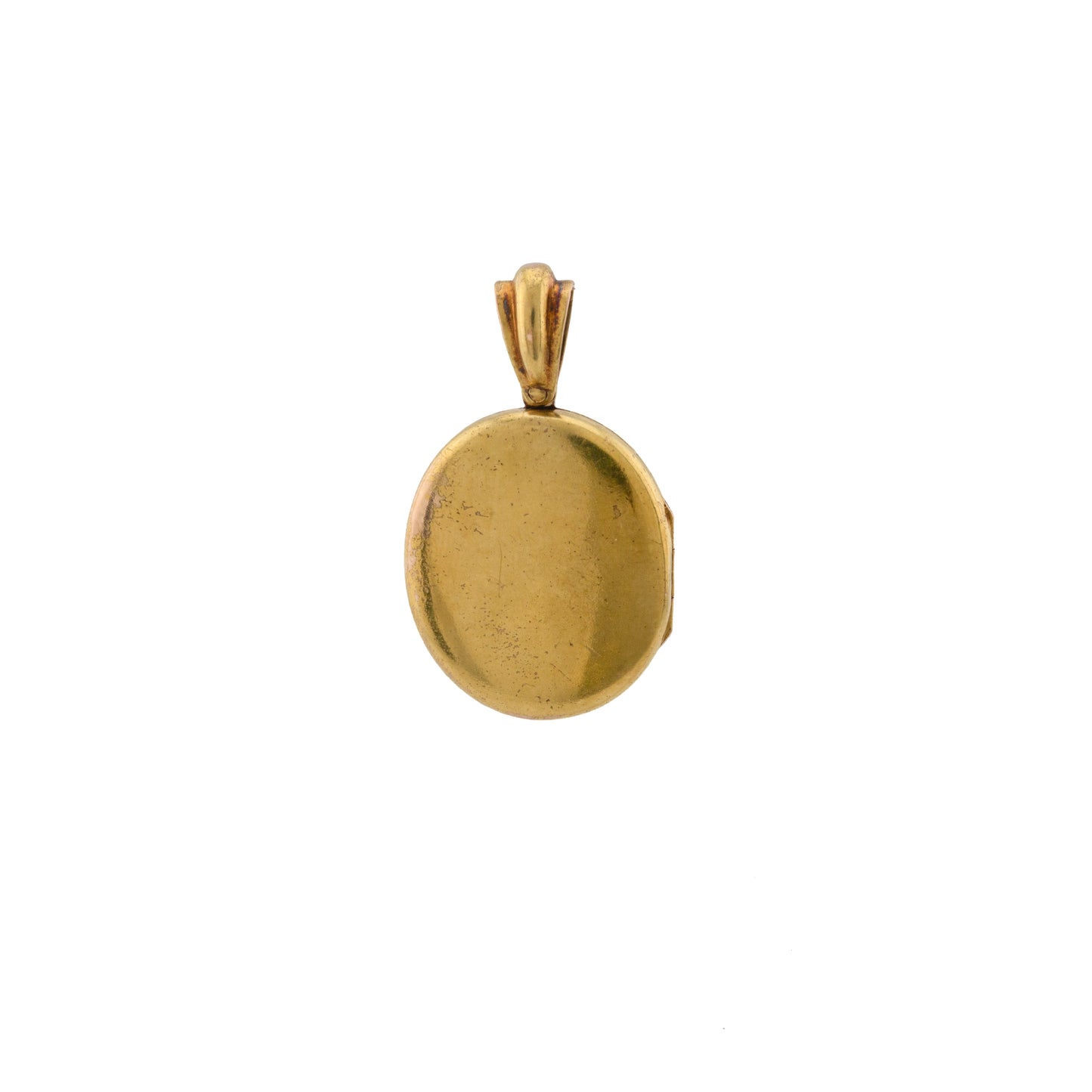 Victorian 15ct Gold Locket with Pearl & Sapphire Cross