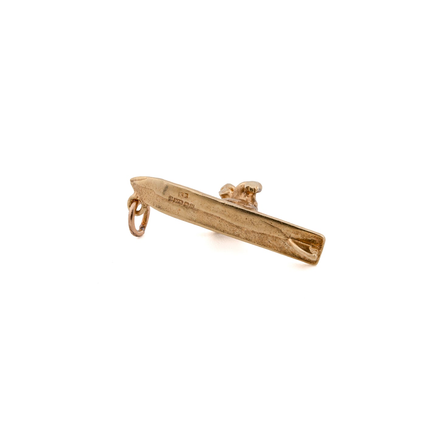Vintage 9ct Gold Surfer Charm