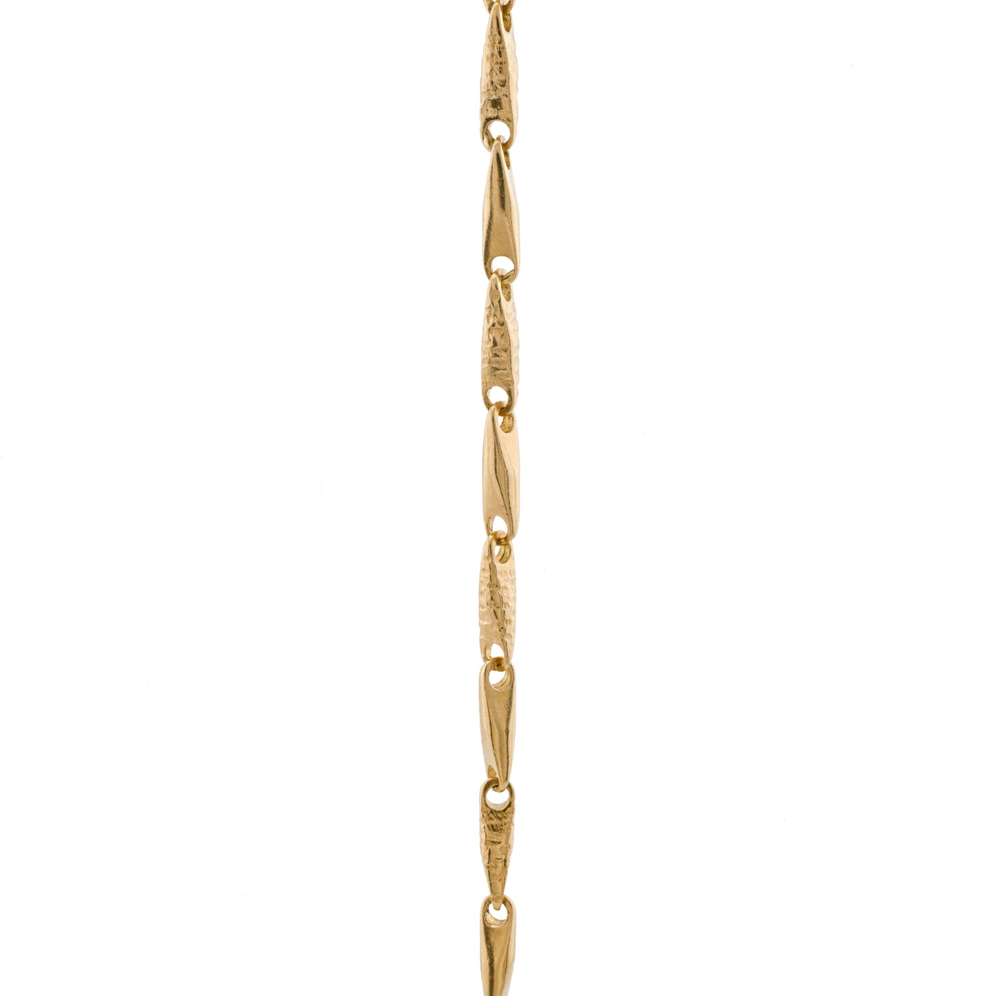 Grima Textured Marquise-Link Bracelet, 18ct Yellow Gold