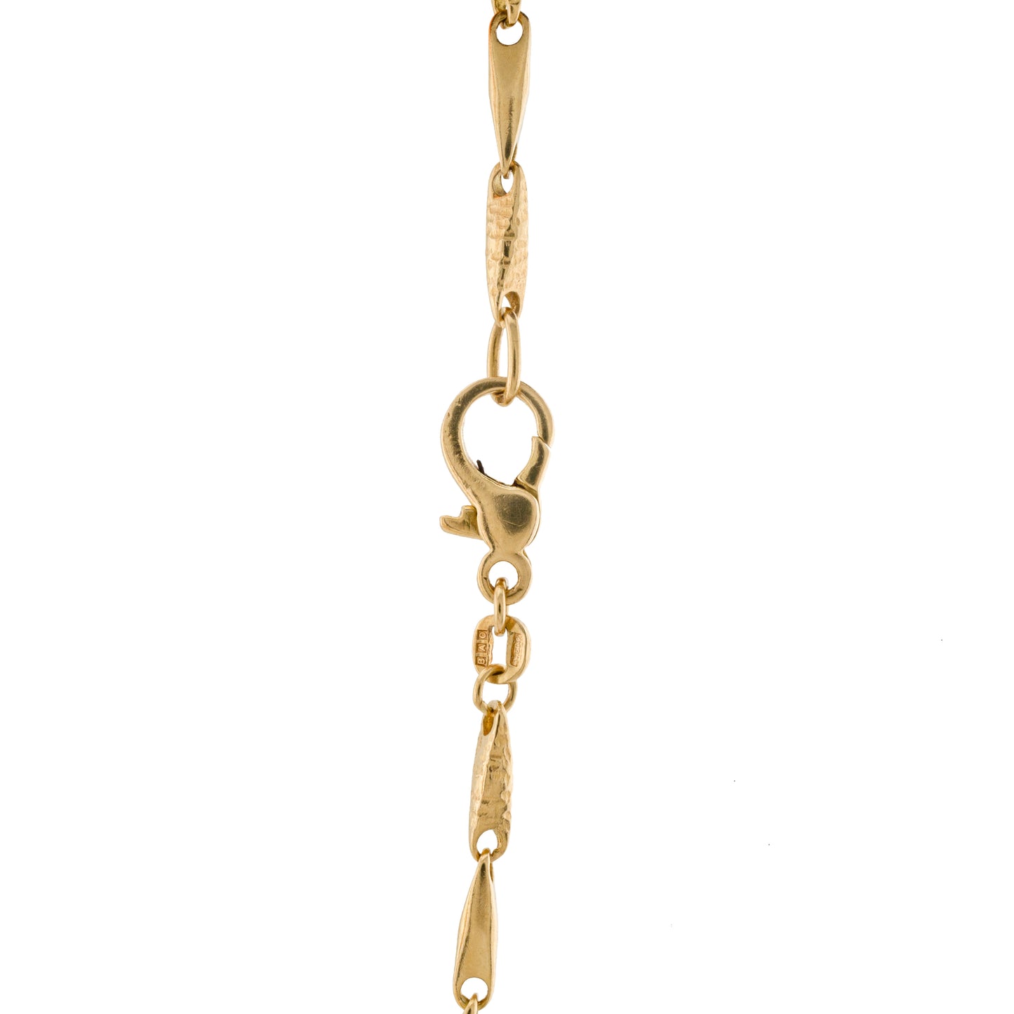 Grima Textured Marquise-Link Bracelet, 18ct Yellow Gold