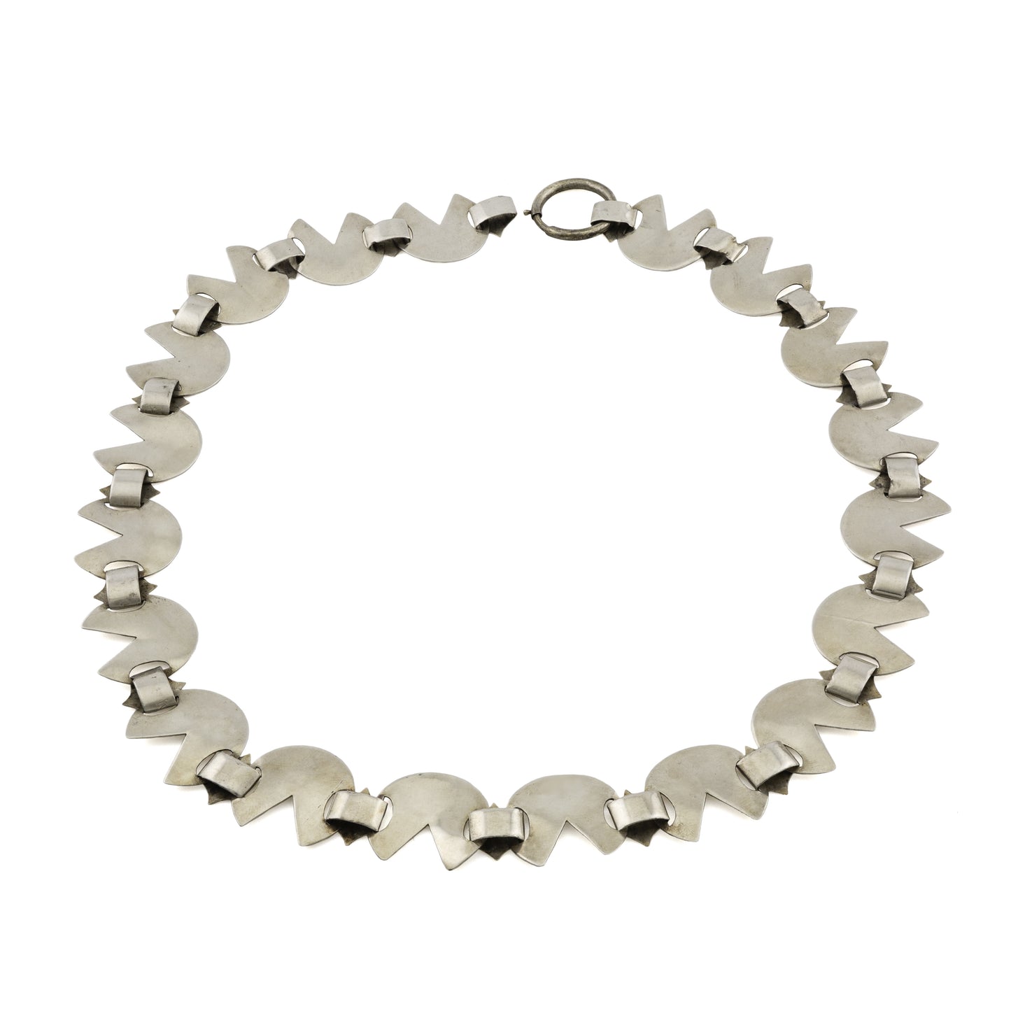 Victorian Silver Collar Necklace
