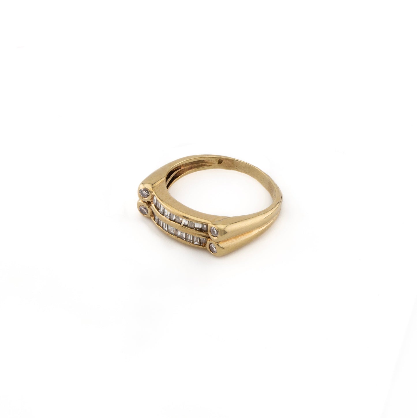 14ct Diamond Baguette Ring