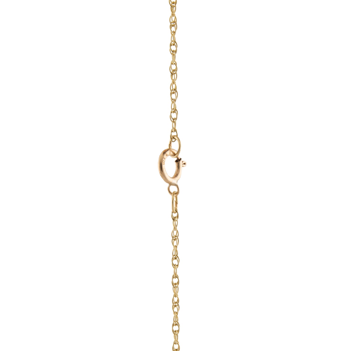 Multi-Gemstone Heart Flower Necklace in 10ct Gold