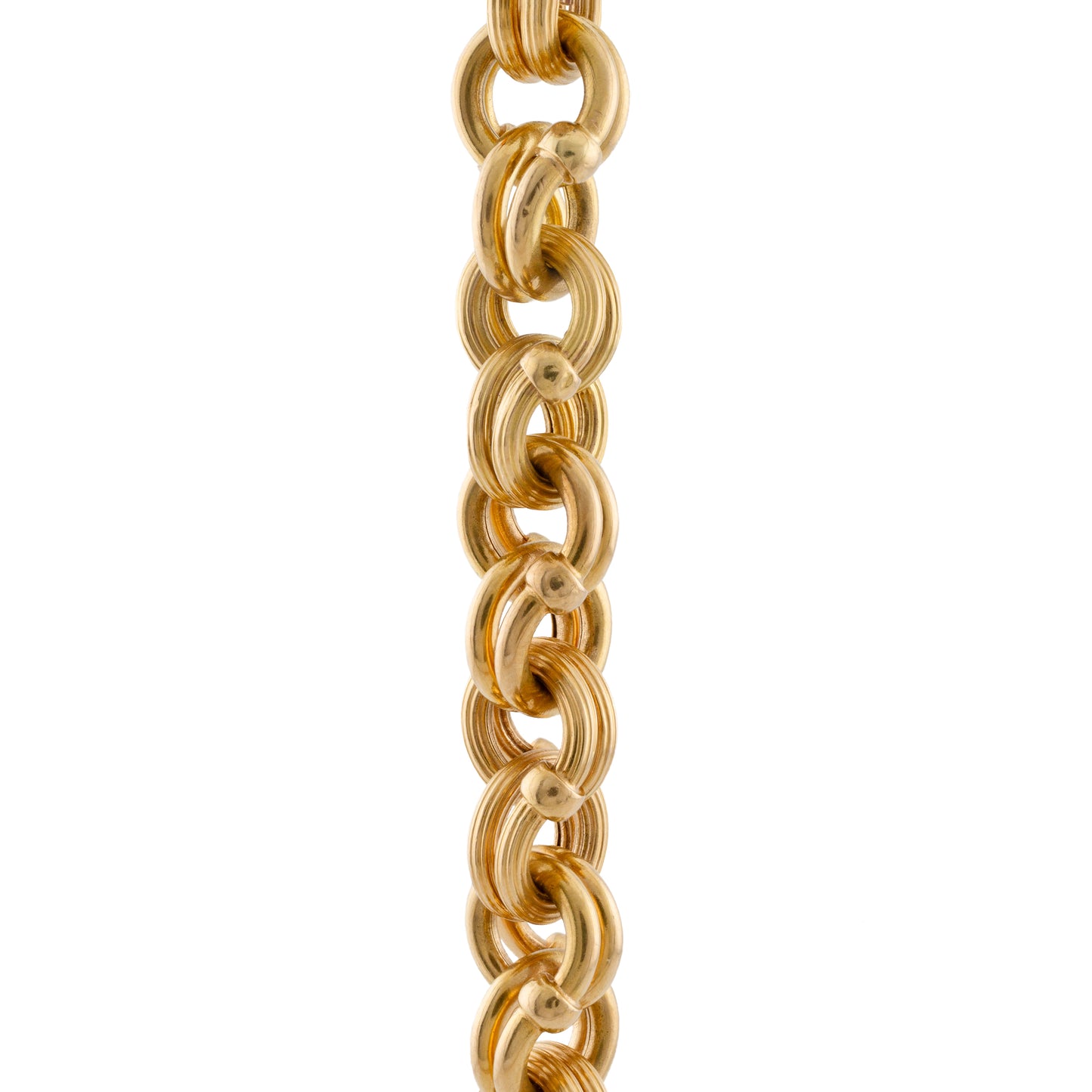 Vintage Italian 18ct Gold Fancy Link Bracelet
