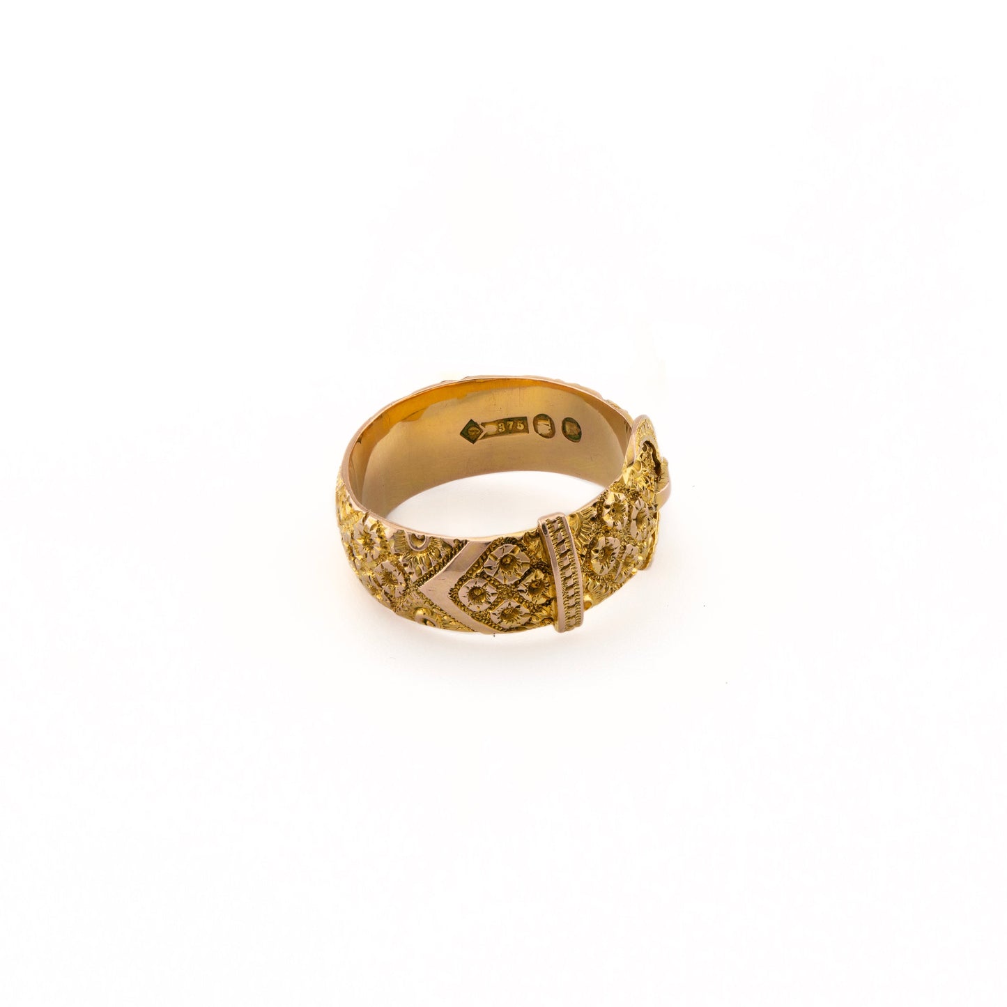 9ct Buckle Ring