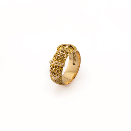 9ct Buckle Ring