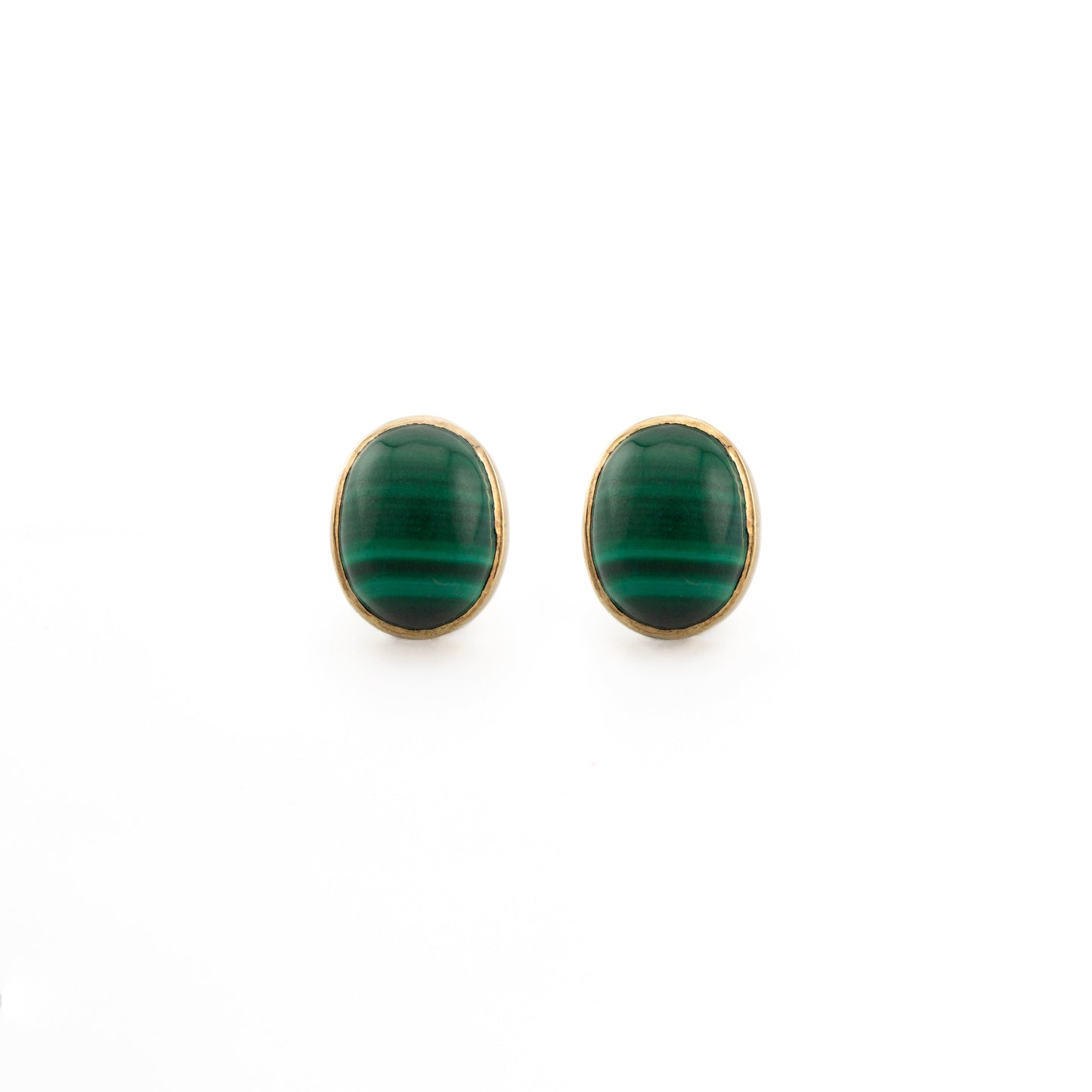 9ct Malichite Stud Earrings