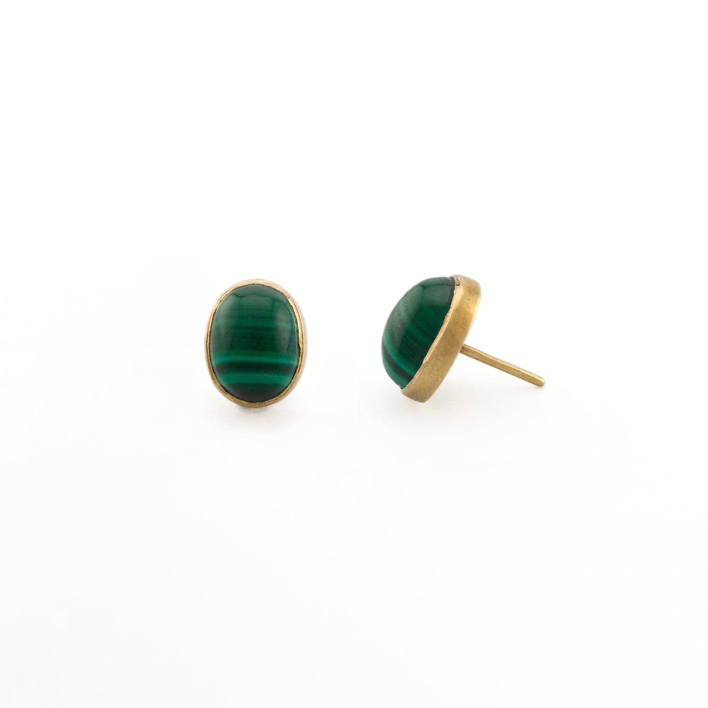 9ct Malichite Stud Earrings