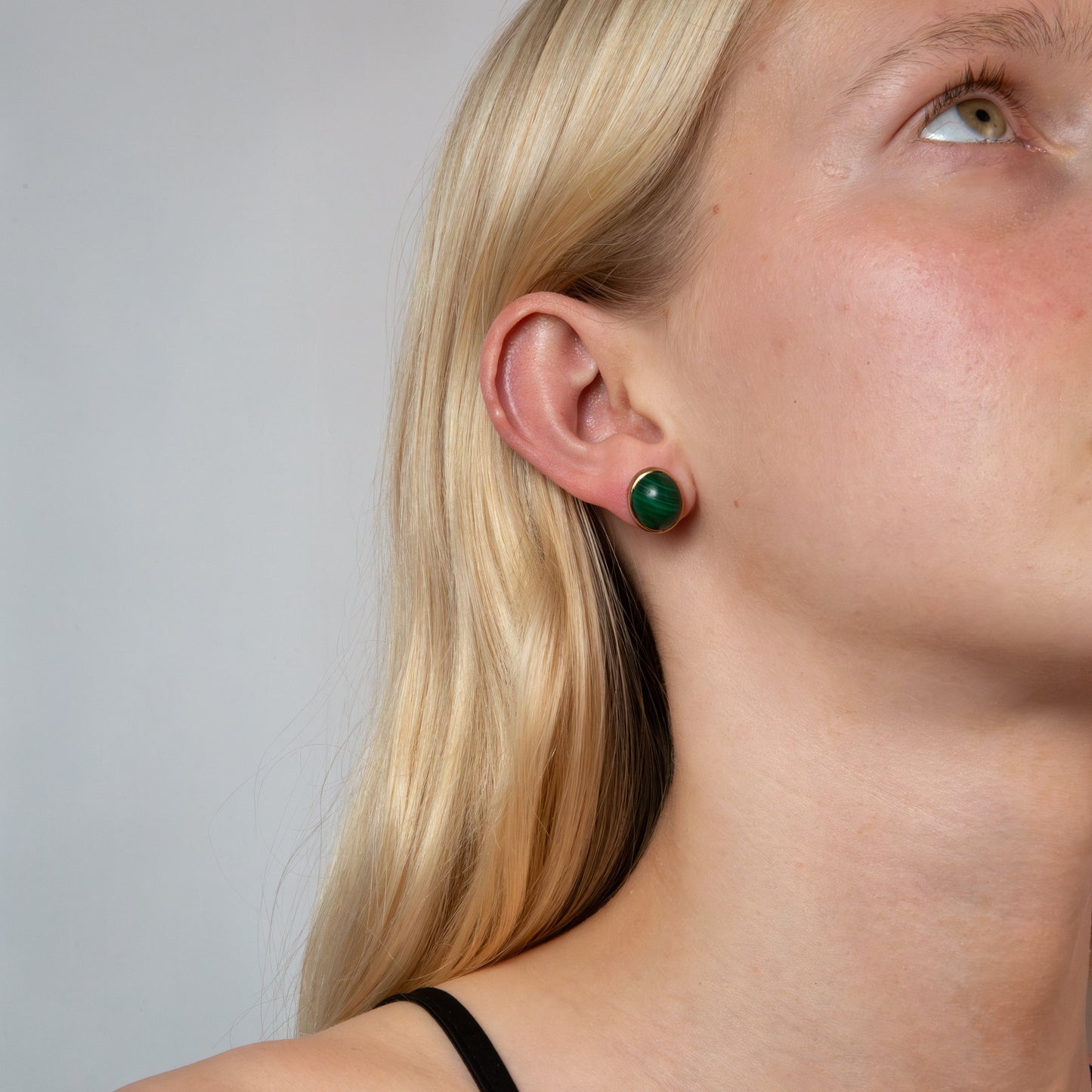 9ct Malichite Stud Earrings