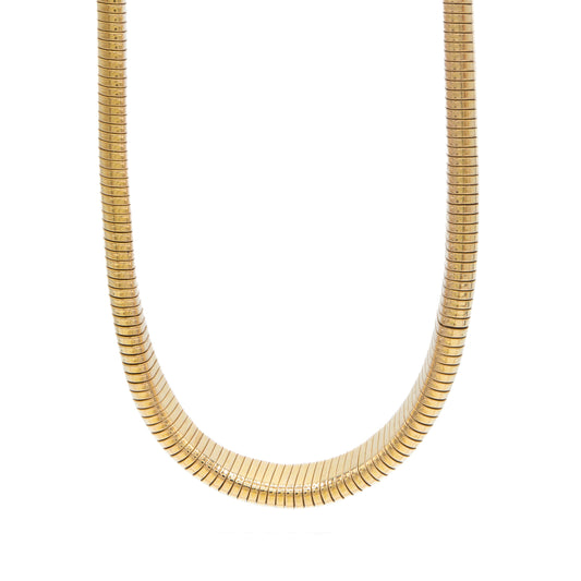 18ct  French Marked Tubogas Necklace