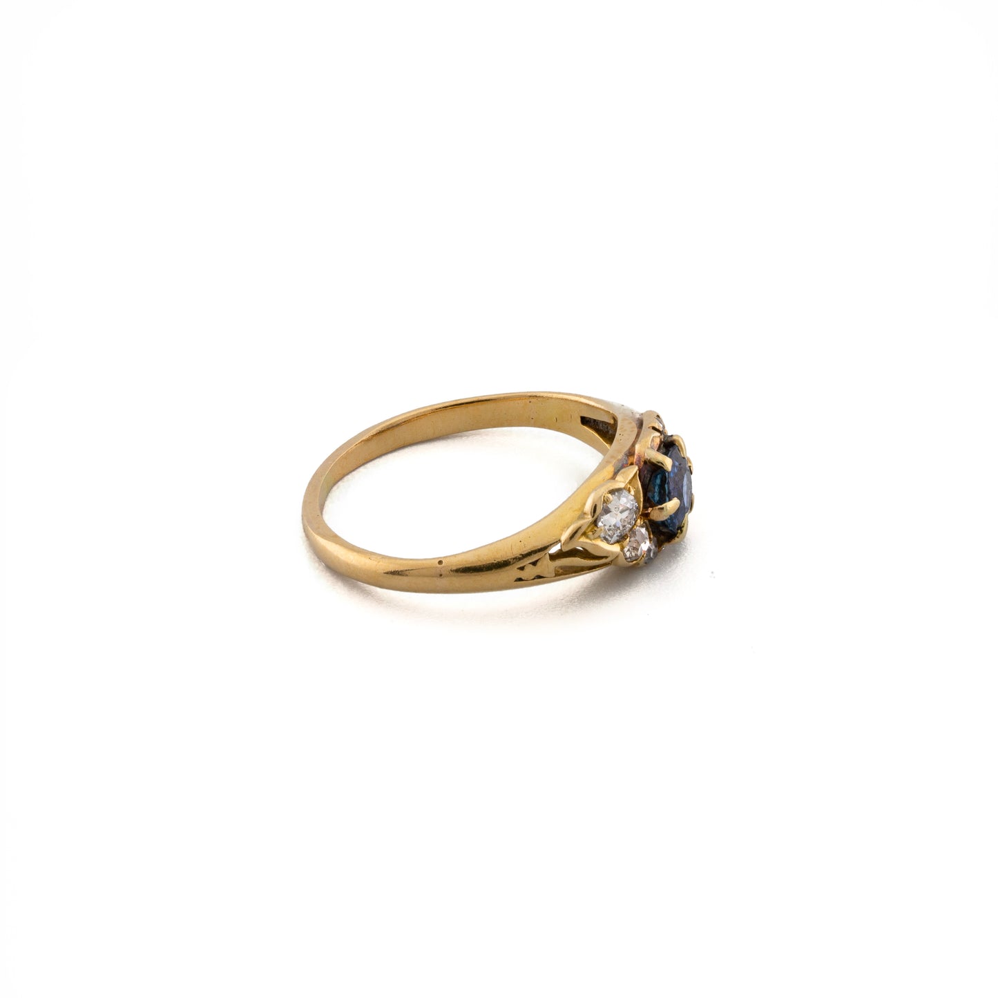 18ct Sapphire and Diamond Ring