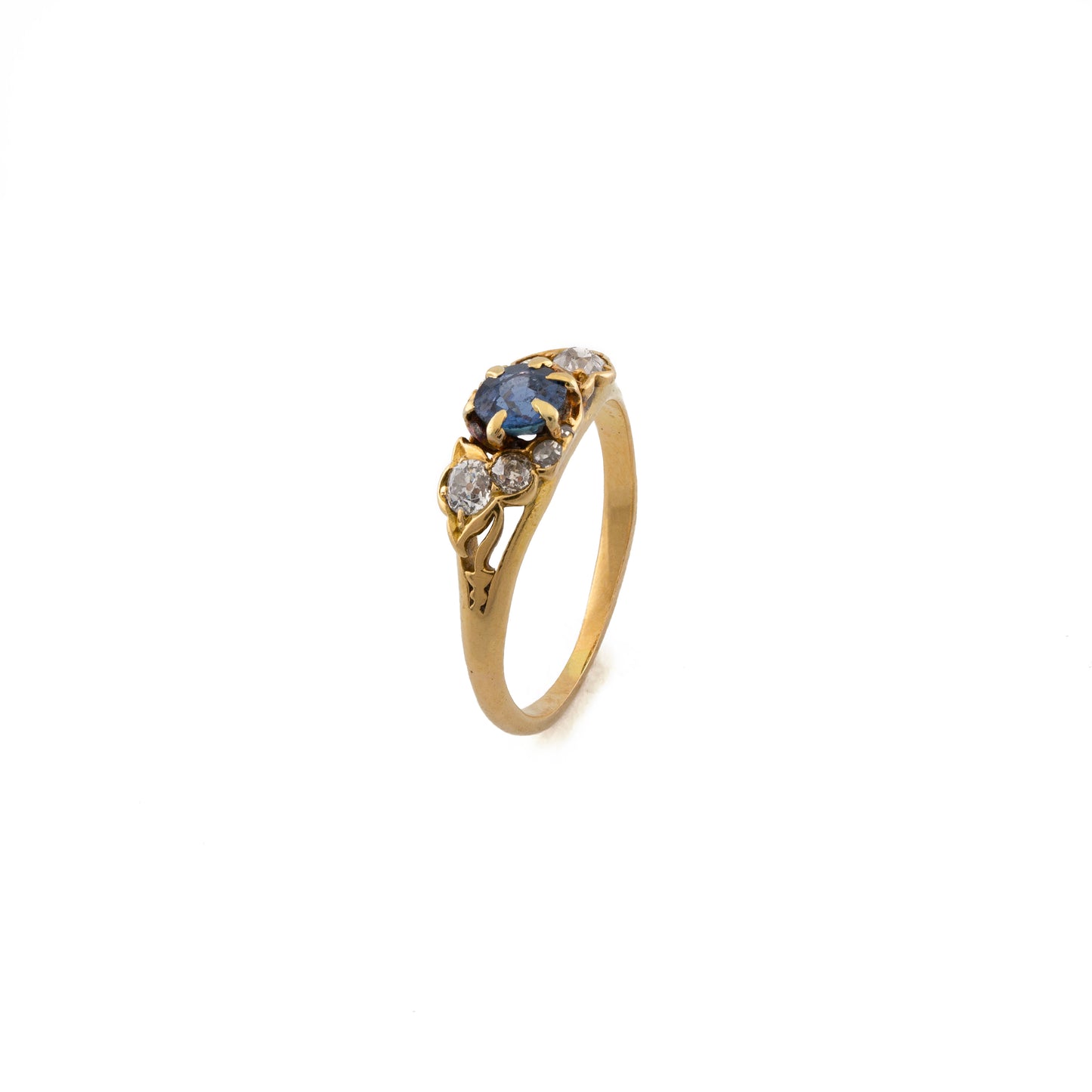 18ct Sapphire and Diamond Ring