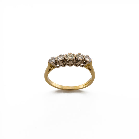 18ct Diamond Five Stone