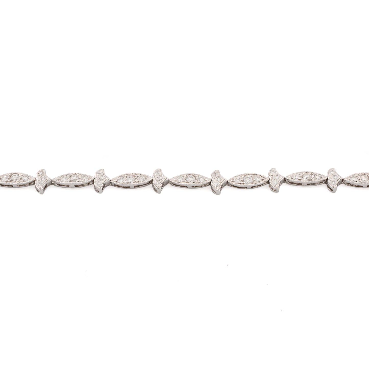 Patterned Diamond Bracelet