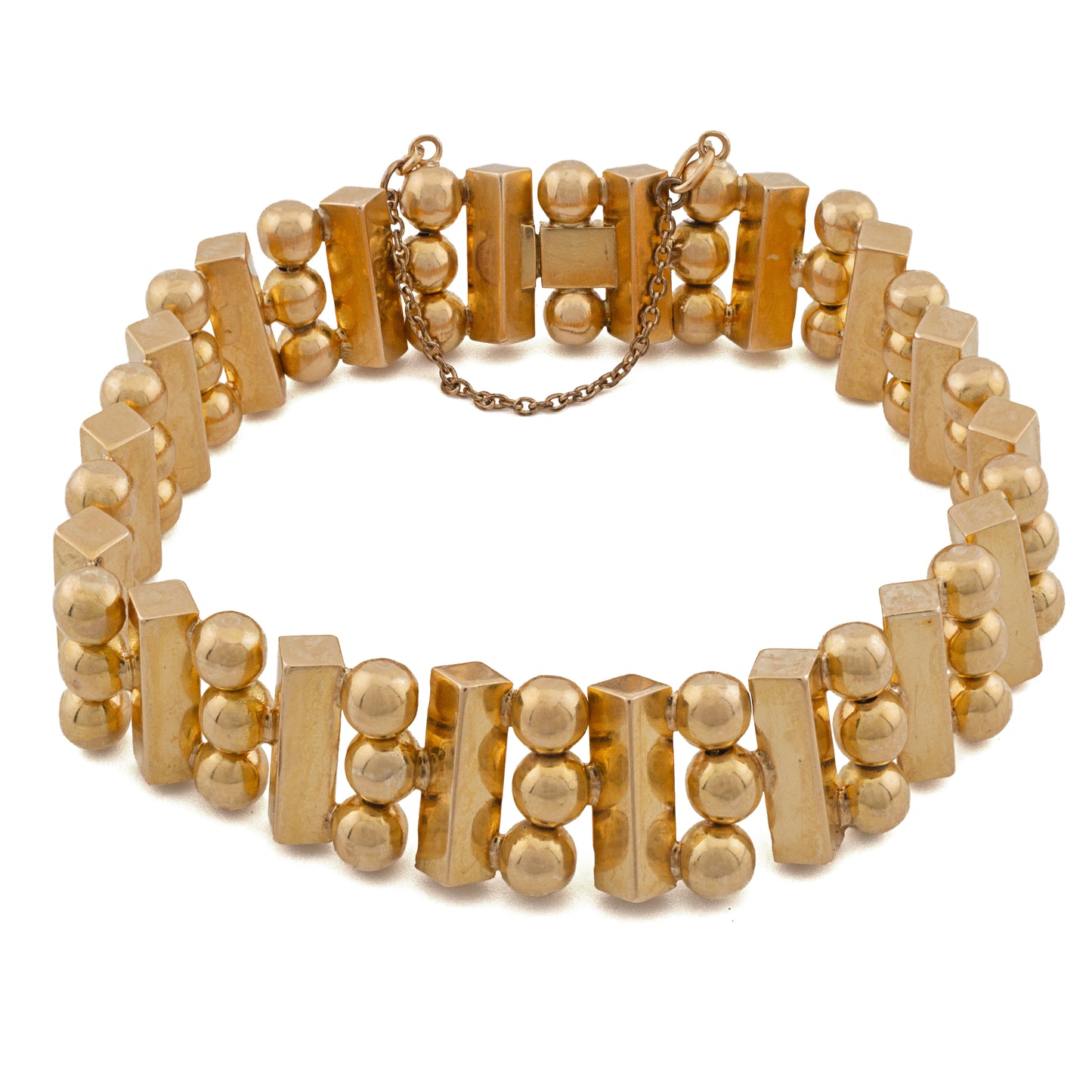 Portuguese Geometric 19ct Bracelet