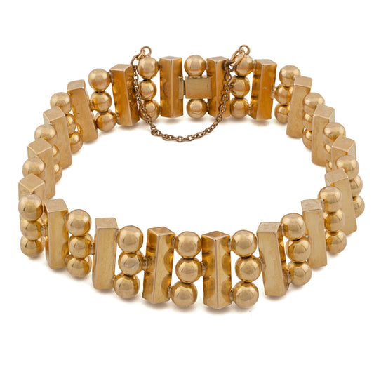 Portuguese Geometric 19ct Bracelet