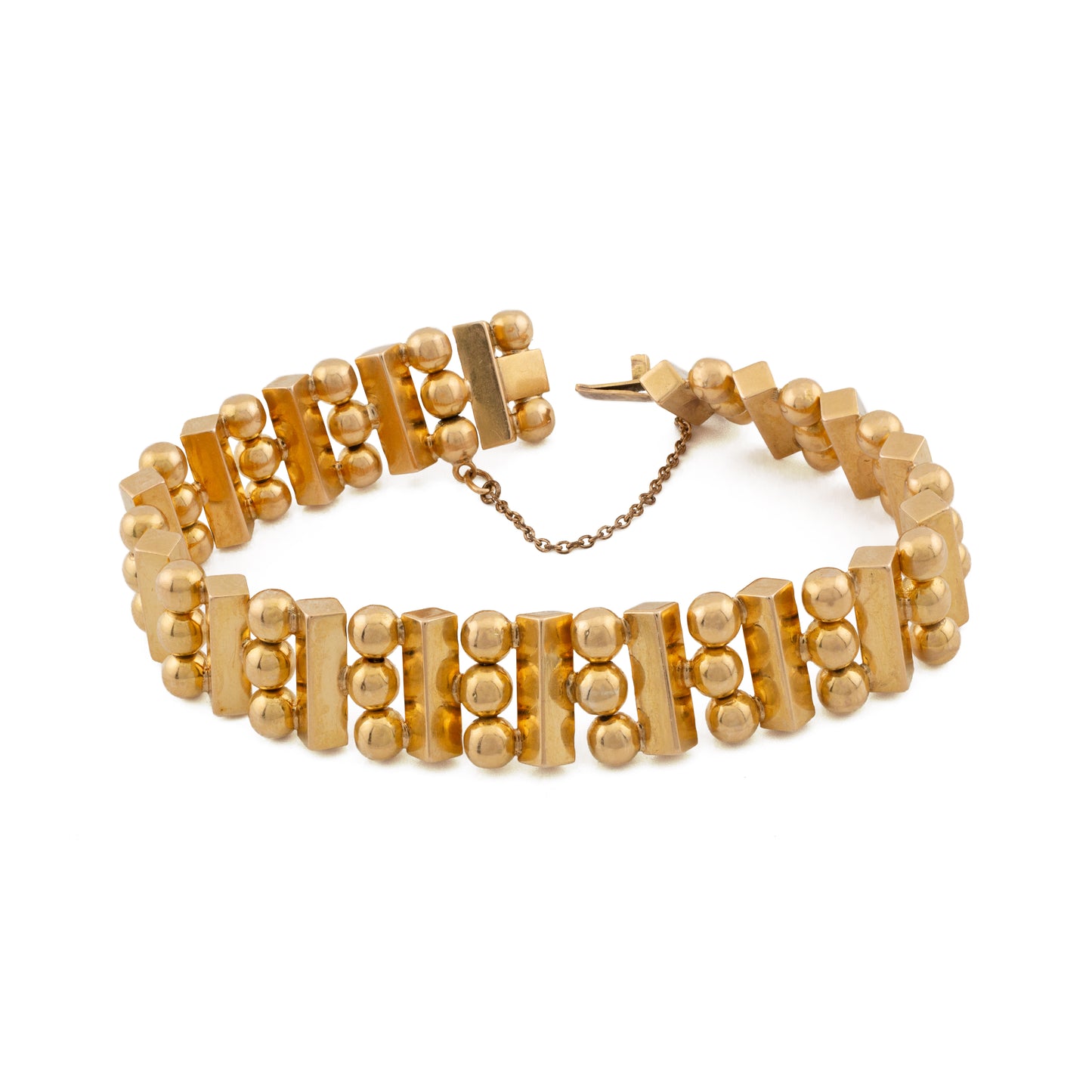 Portuguese Geometric 19ct Bracelet