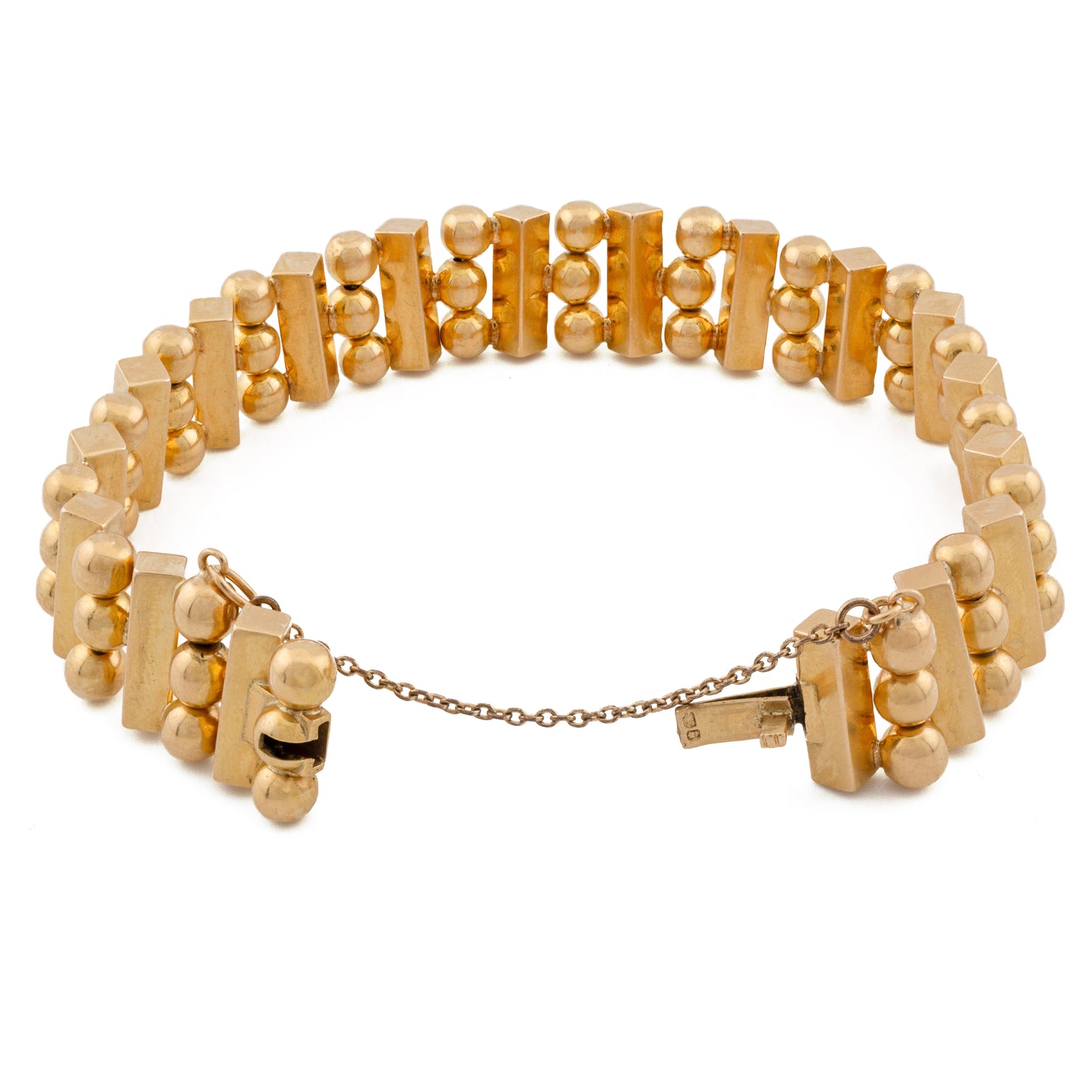 Portuguese Geometric 19ct Bracelet