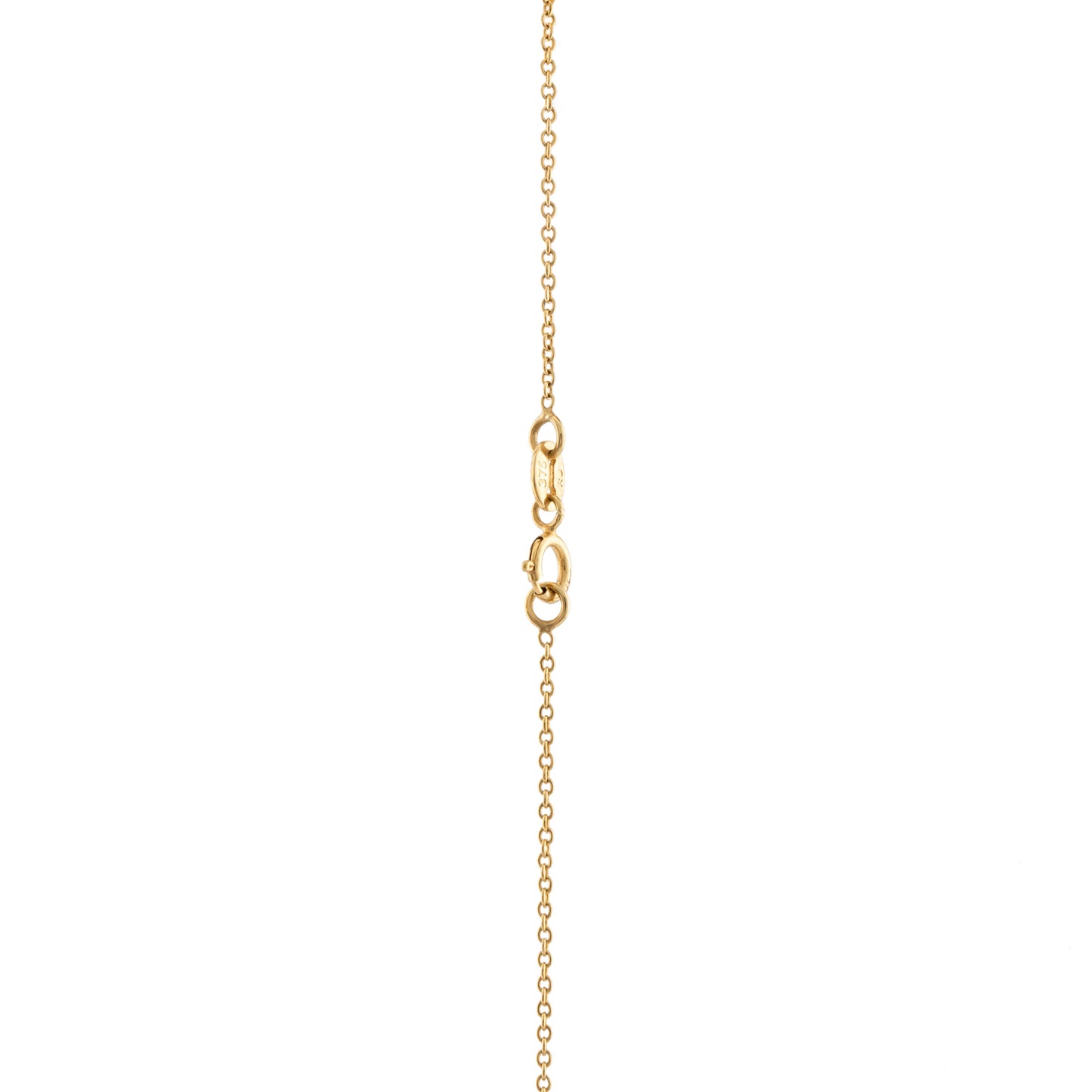 Garnet and Seed Pearl Foliate Necklace in 9ct Gold