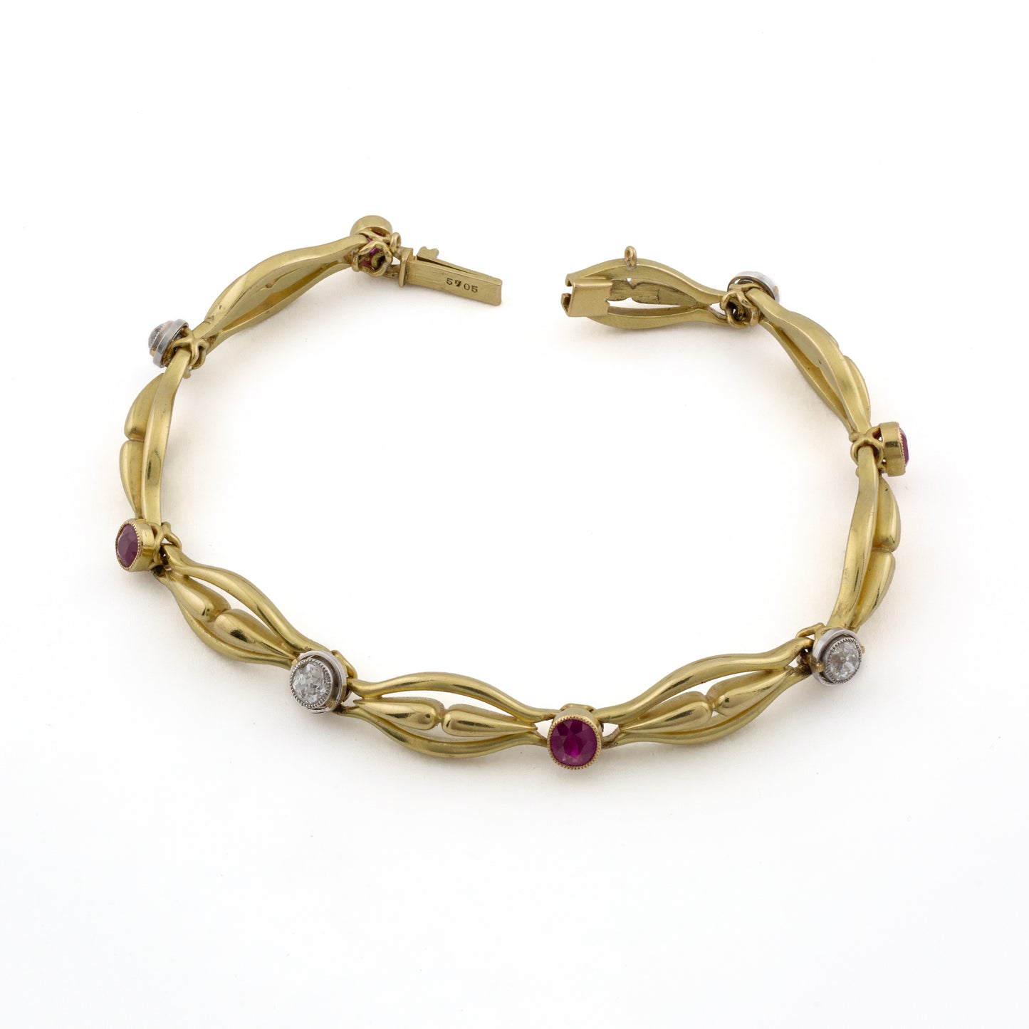 18ct Ruby and Diamond Bracelet