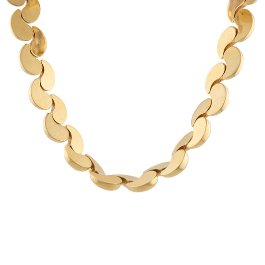 Vintage 18ct Gold Wide Link Chain