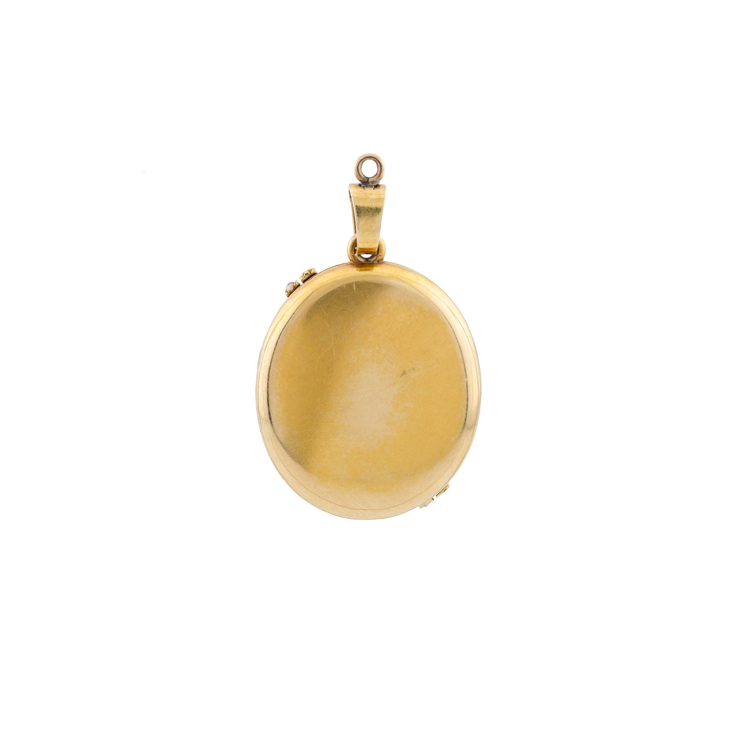 15ct Gold Ruby & Pearl Locket